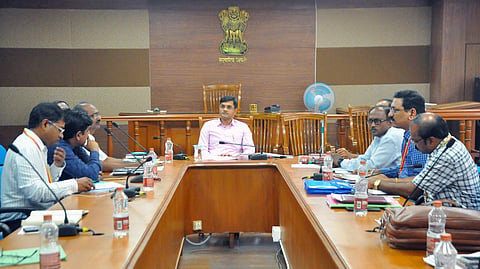 koppal dc naleen athul meeting health department
