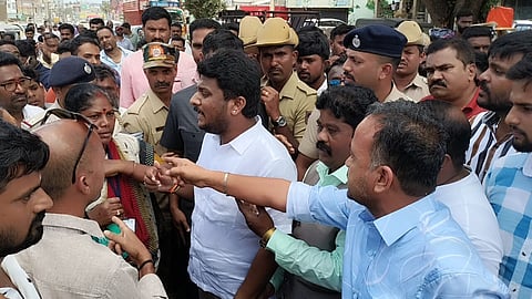 ಒತ್ತುವರಿ ತೆರವುಗೊಳಿಸಿದ ಸ್ಥಳಕ್ಕೆ ಶ್ರೇಯಸ್ ಪಟೇಲ್ ಭೇಟಿ ಪರಿಶೀಲನೆ