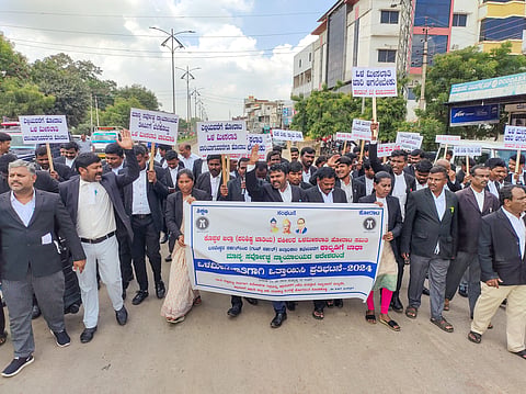 district koppal sc reservation advocates protest