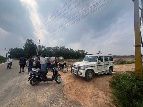 ನಗರದಲ್ಲಿ ಇತ್ತೀಚೆಗೆ ಭಾರೀ ಮಳೆ ನೂತನ ಬಡಾವಣೆಗೆ ಹುಡಾ ಆಯುಕ್ತ ರಮೇಶ್ ಭೇಟಿ