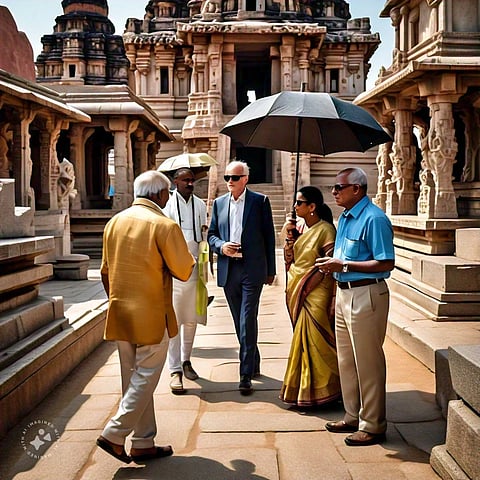 Tourists Guiding
