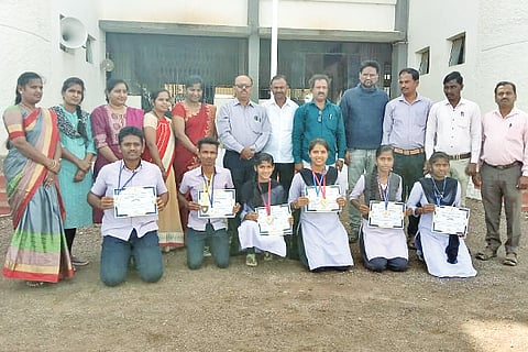 Achievement of Thikota students in sports