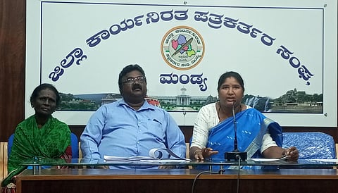 Arundhatiyar Civil Servants Mahasabha Press Conference Mandya