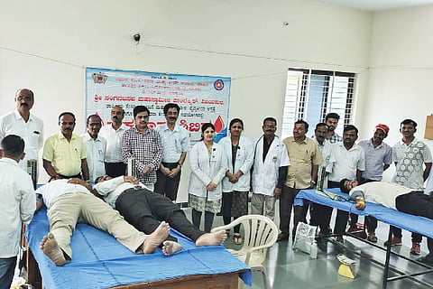 Blood donation is a great charity