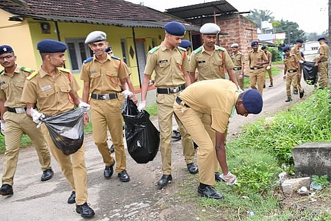 Cleanliness by Kodagu Sainik School students
