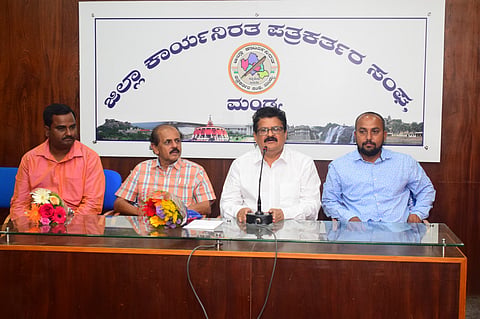 Conversation at the Press Club Mandya