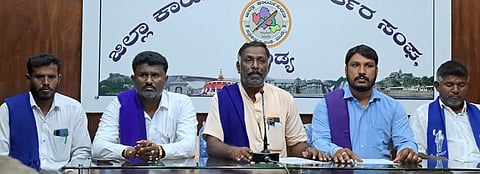 Dalit Sangharsh Committee press conference Mandya