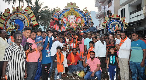 Dissolution of Lord Ganesha Mandya