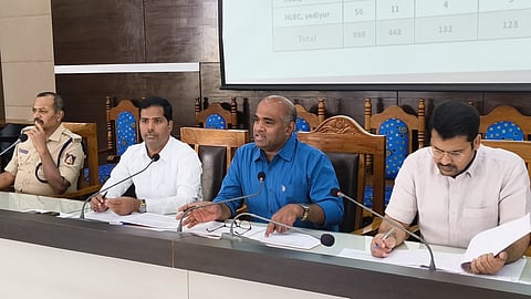 District Incharge Secretary meeting Mandya