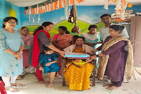 Farewell to Anganwadi teacher
