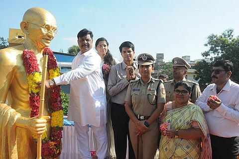Gandhi Jayanti was celebrated by Mysore district administration
