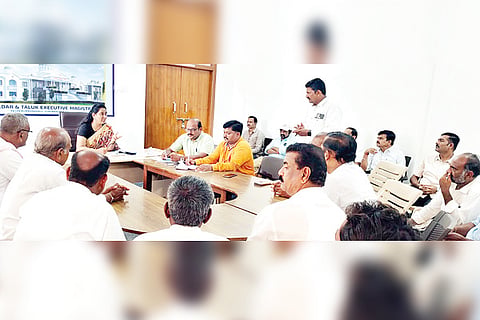 HB Halli Rani Channamma Vijayotsava pre-meeting
