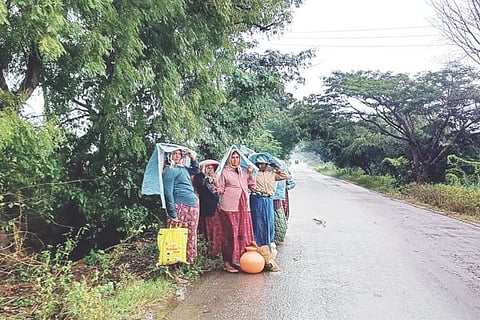 Hadagali Rain