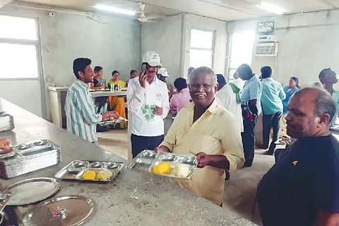 Inauguration of Indira Canteen in Naragunda
