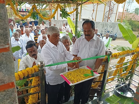 Inauguration of Putthali in Sampahalli village Mandya
