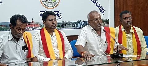 Kadamba Sene Association press conference Mandya