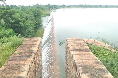 Kalasakoppa Lake overflowed