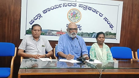 Karnataka Association press conference Mandya