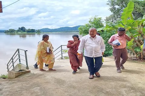 MLA Channabasappa visit kr water works