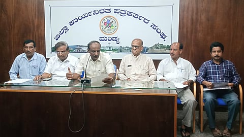 Mysugar President C.D.Gangadhar press conference Mandya