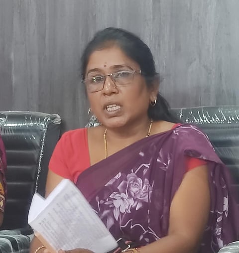 koppal kavaloor road develepment protest tahasildar