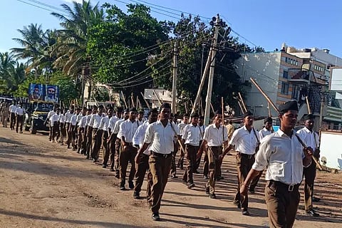 RSS movement highlighted in Hunagunda