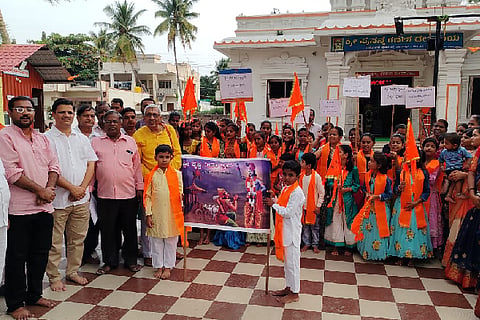 Sankirtana traveled in different barangays