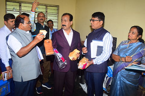 State Food Commission Chairman Dr. H. Krishna press conference Mandya