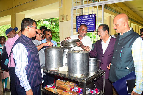 State Food Commission visit to Mims Mandya