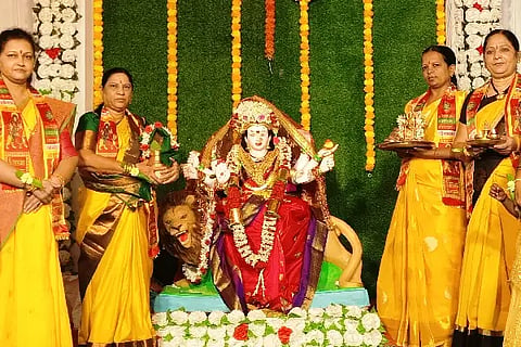 Talikote, Navratri, Amba Bhavani, Nadadevi, Rajput, Vitthala Mandir, Hindu Mahaganapati,