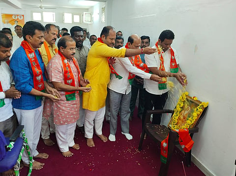 Valmiki Jayanti at BJP office Mandya