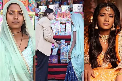 Cracker seller to fashion model