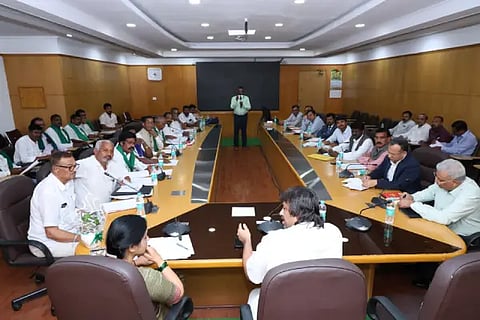 madhu bangarappa meeting held in bangalore