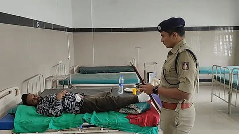 police fire on Rowdysheeter leg