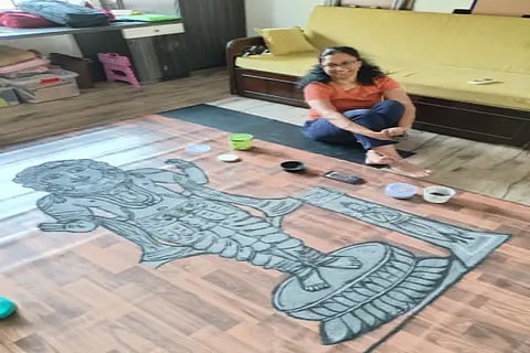 ramlalla rangoli