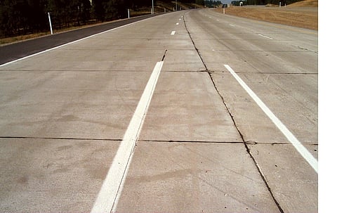 rigid pament road