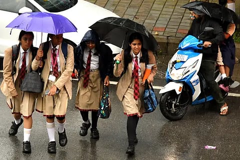 school rain