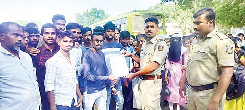 STUDENTS PROTEST