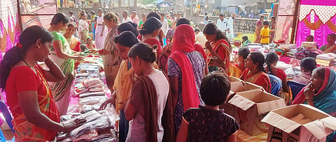 district koppal hanumasagara town women tarinig programme