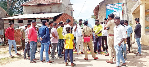 ದಲಿತ ಸಂಘಟನೆಗಳ ಮುಖಂಡರಿಂದ ಪ್ರತಿಭಟನೆ