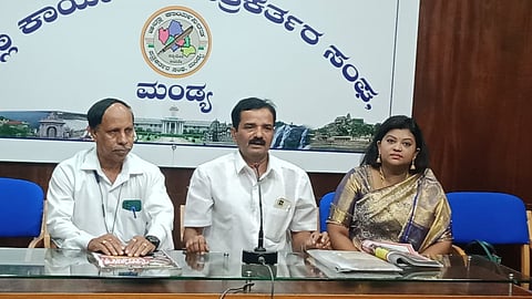 Ammayyamma Durge Gowda Foundation Press Conference Mandya