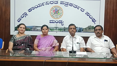 Association of Alliance Club Press Conference Mandya