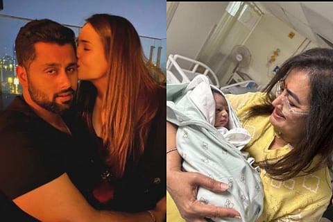 Aviva Abhishek Give Birth To Baby Boy