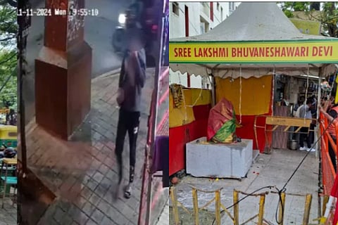 Bengaluru Boy Failed SSLC and his Defacement Bhuvaneshwari Devi Idol