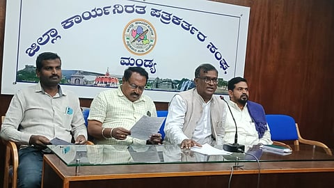 Bhim Army South India Organization Press Conference Mandya