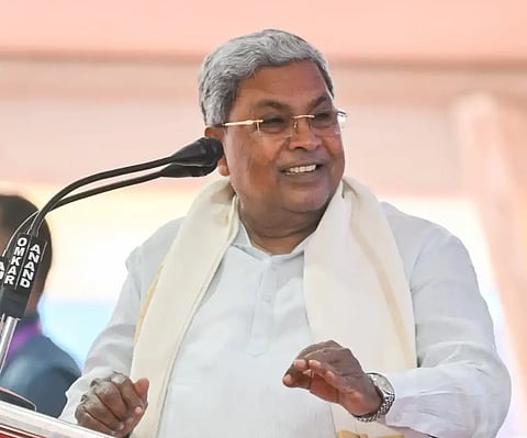 Photo of CM Siddaramaiah