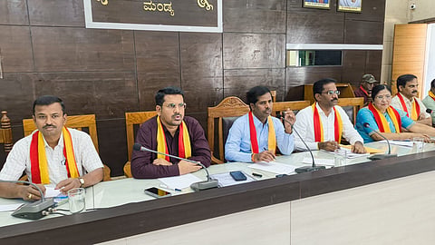 DC meeting with organizations Mandya