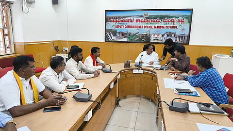 Drinking water management committee meeting Mandya