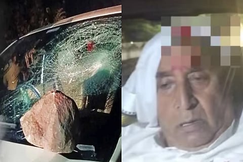Ex Maharashtra minister Anil Deshmukh injured after stone pelting on car