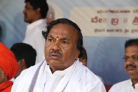 Ex minister k.s.Eshwarappa